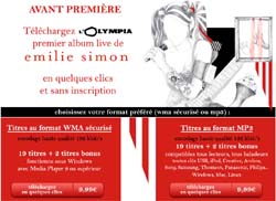 Le live d'Emilie Simon à l'Olympia