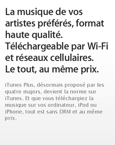 Apple vante le DRM Free avec une solution non standard!