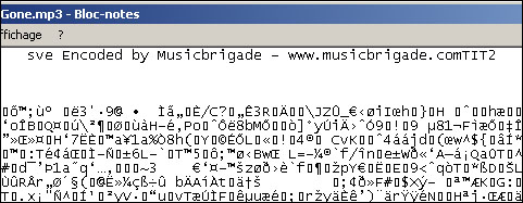 MP3 acheté sur M6 MusicBrigade MP3 acheté sur M6 MusicBrigade